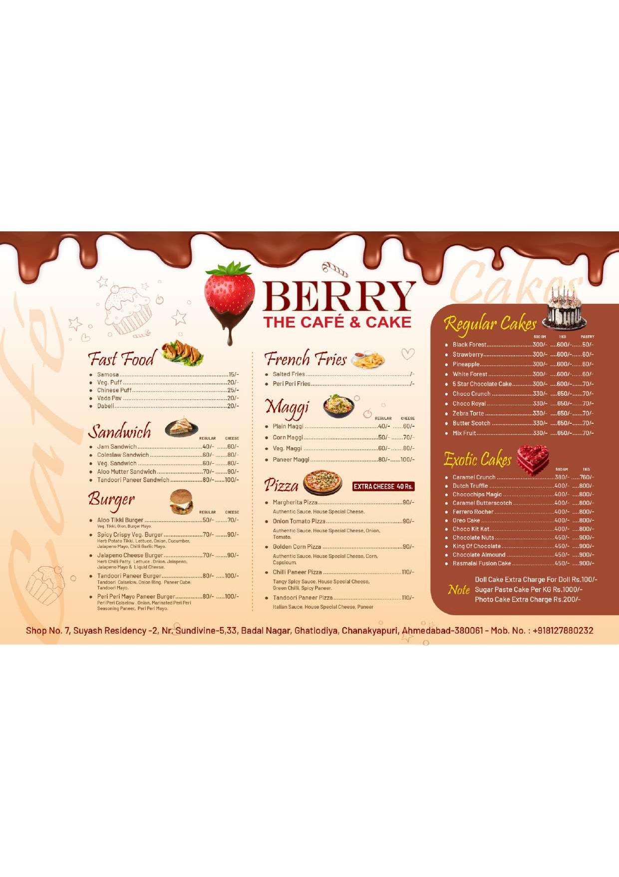 Berry the cafe & cake - Chanakyapuri
