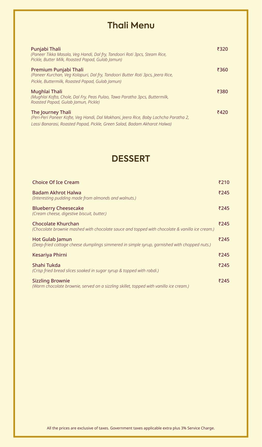 The Journey Restaurant - Bhat